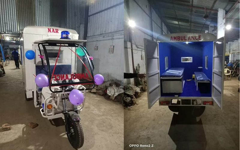 Battery Operated E Rickshaw Ambulance Manufacturer in Kolkata